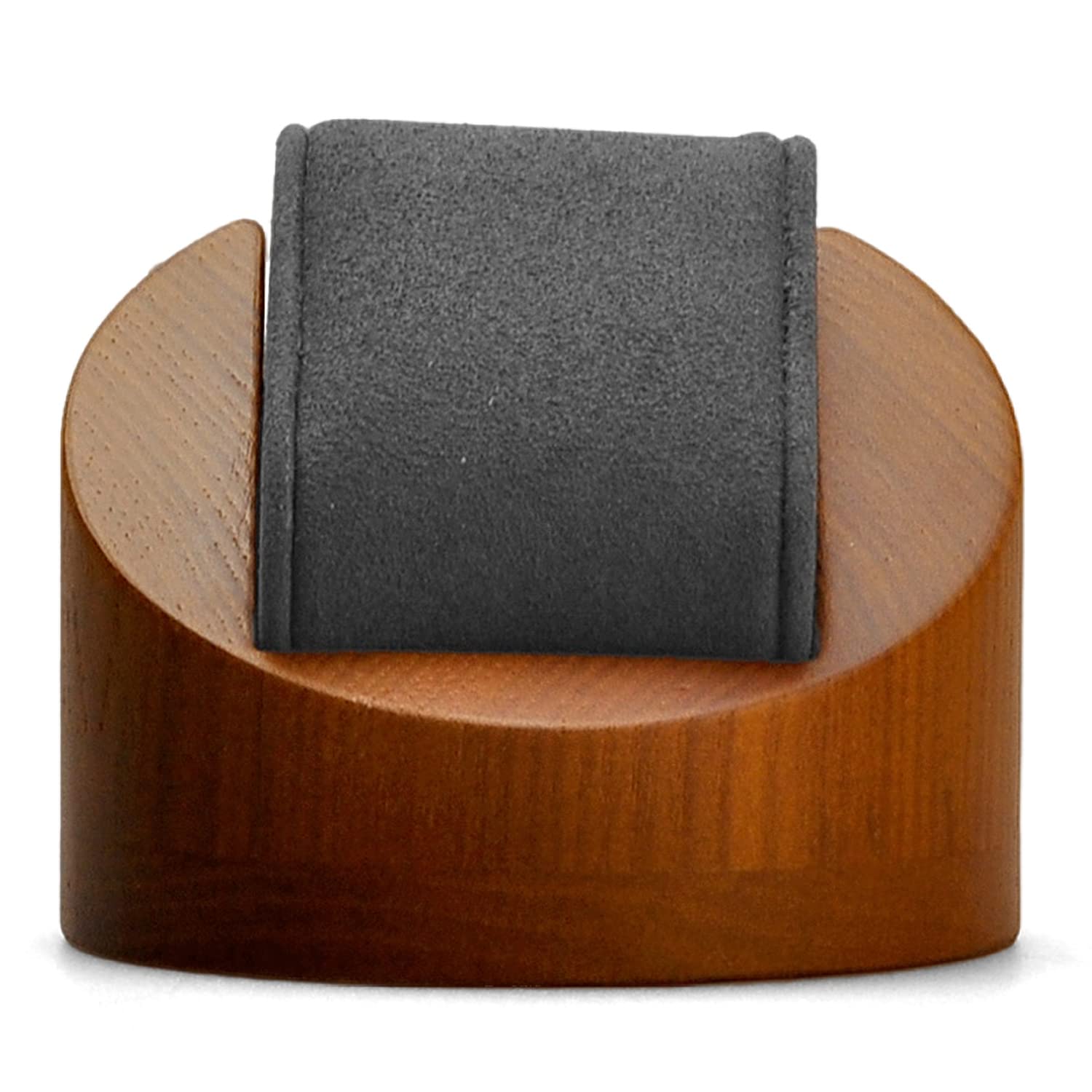 HVMBEUGOS Wooden Watch Stand Vintage Watch Display Holder for Jewellery Display and Storage(Dark Grey)