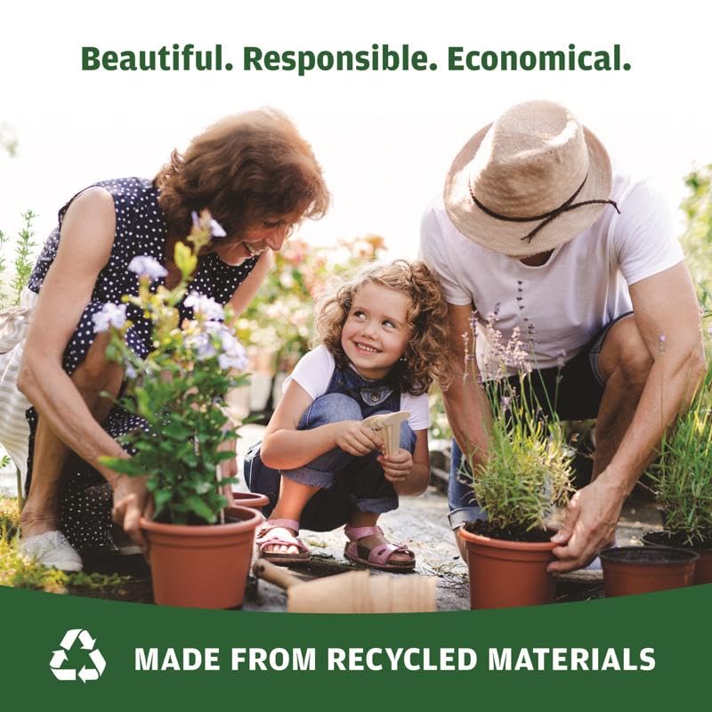 Master Mark Master Gardener 20 ft. L x 5 in. H Plastic Black Lawn Edging