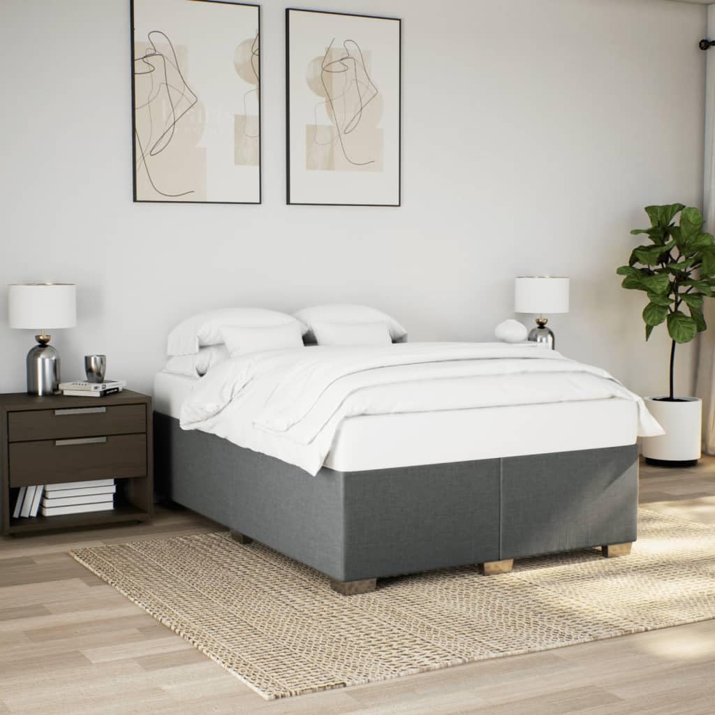 Soldes d'hiver 2026 : vidaXL Sommier à lattes de lit matelas et LED Gris clair 160x200 cm pas cher
