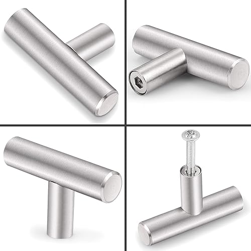 Miniatura 5 de Probrico PD201HSS - Tiradores y manijas para gabinetes y cajones de cocina, en acero inoxidable, CECOMINOD062763