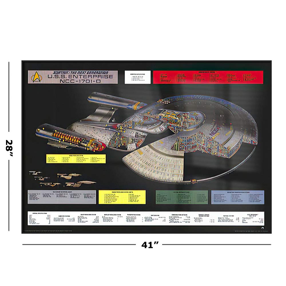 Amazon.co.jp: STAR TREK THE NEXT GENERATION – Framed TV Show