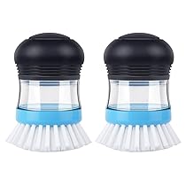 MR.SIGA spazzola da cucina per piatti, pentole, lavandini, confezione da 2, blu navylu