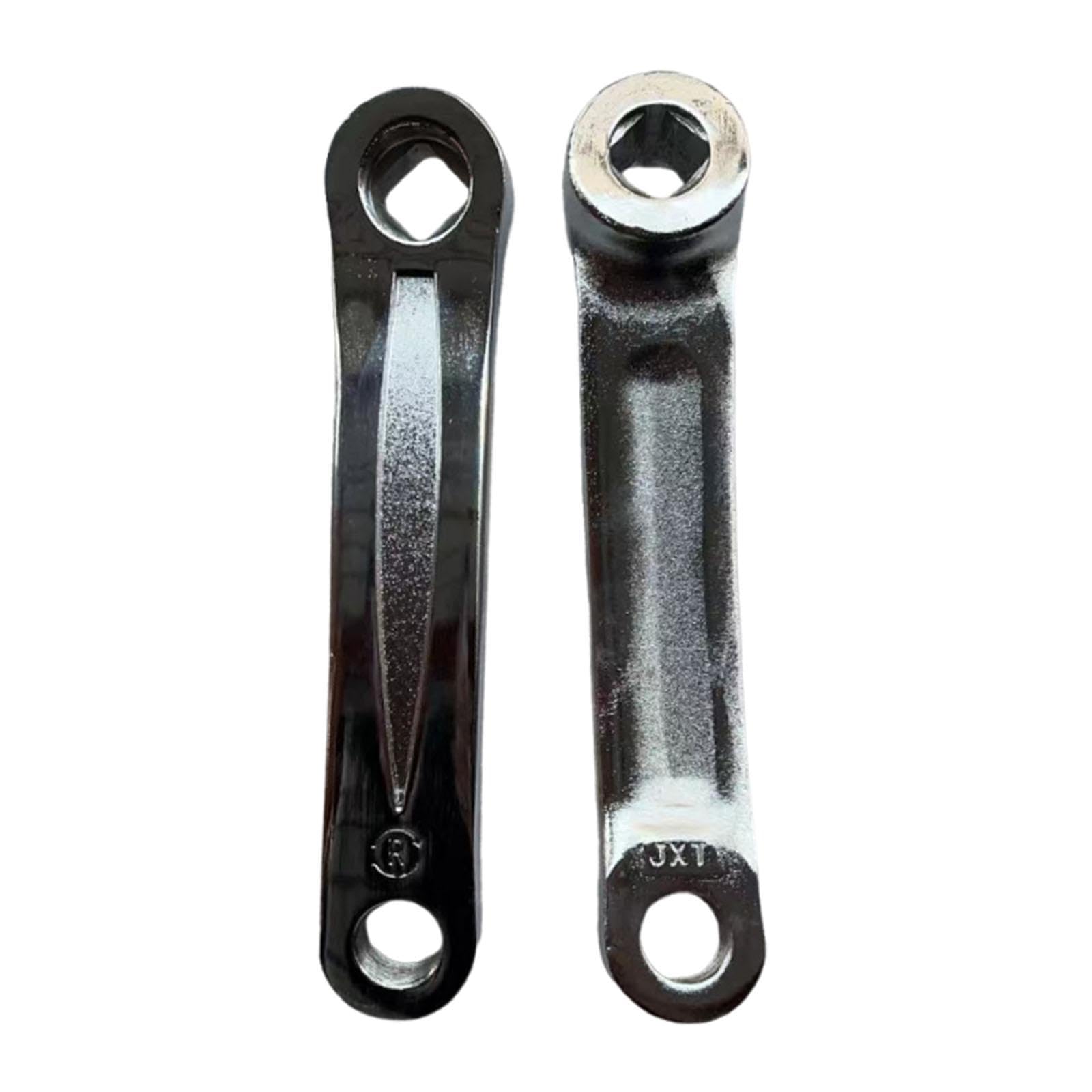 Set pedivelle Bici 2 Pezzi 21 cm (8.3 in) in Ferro per Cyclette Indoor, Ricambio pedivella Bicicletta