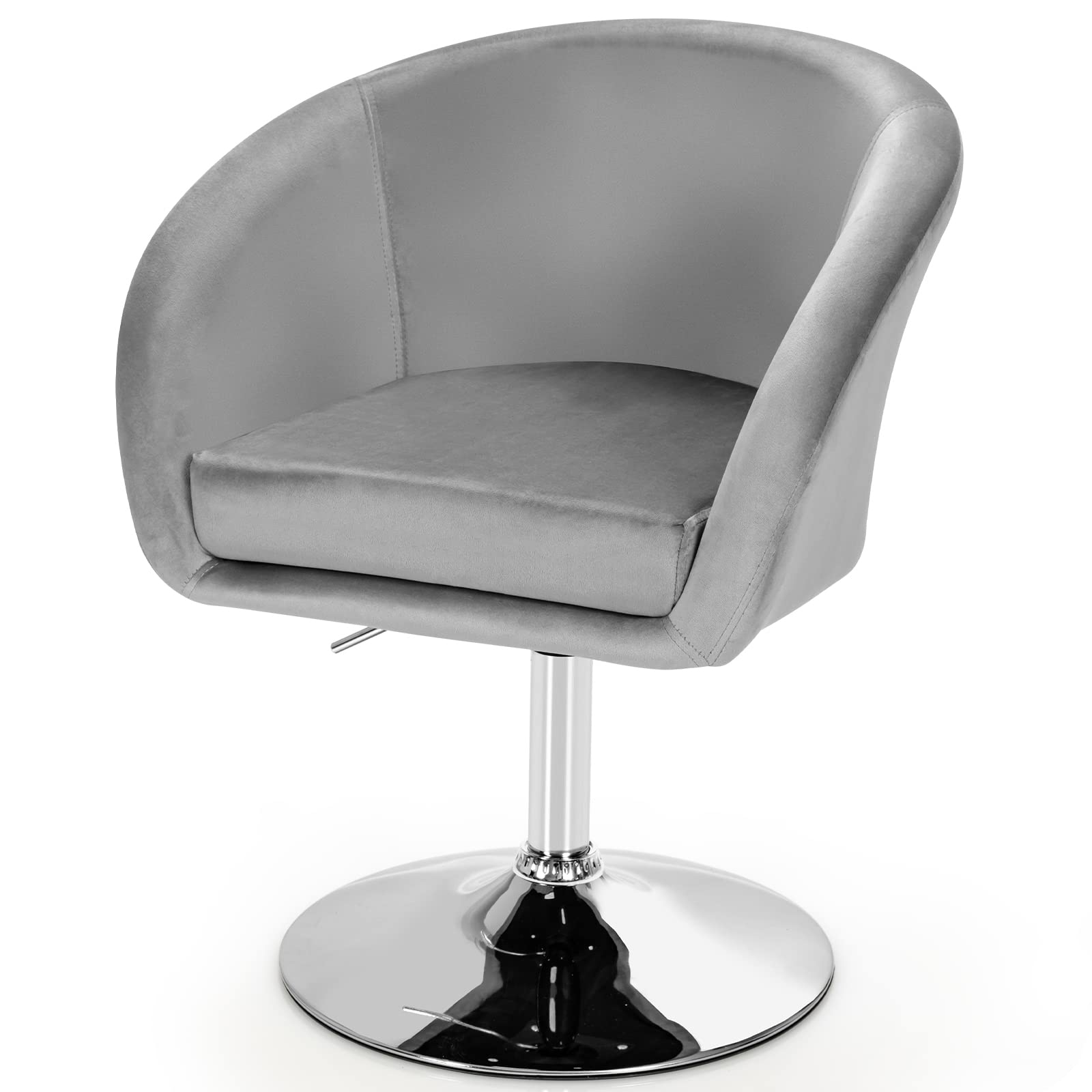 Sedia Ufficio Ergonomica Vintage Con Schienale E Braccioli In Legno Di Gomma Sedia Girevole Regolabile In Altezza Con Ruote In Velluto Nero1 90742507