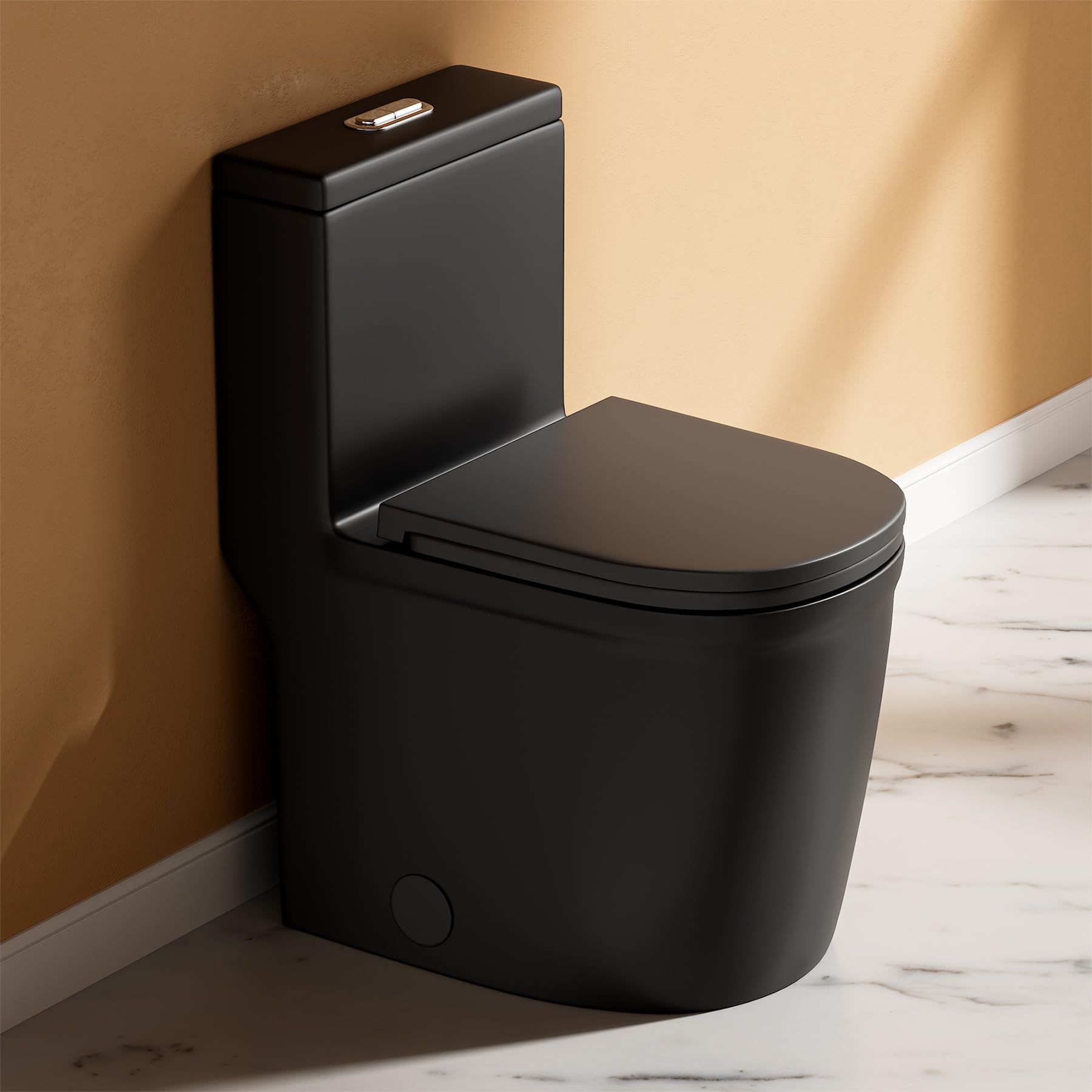 WinZo WZ5079B Compact One Piece Toilet 22.8