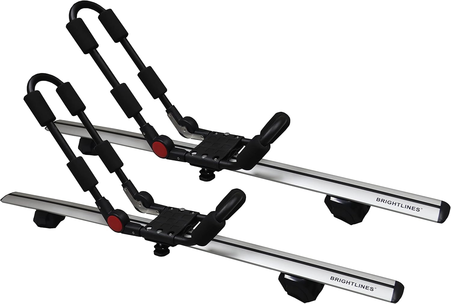 BRIGHTLINES Complete Set Roof Rack Crossbars and Kayak