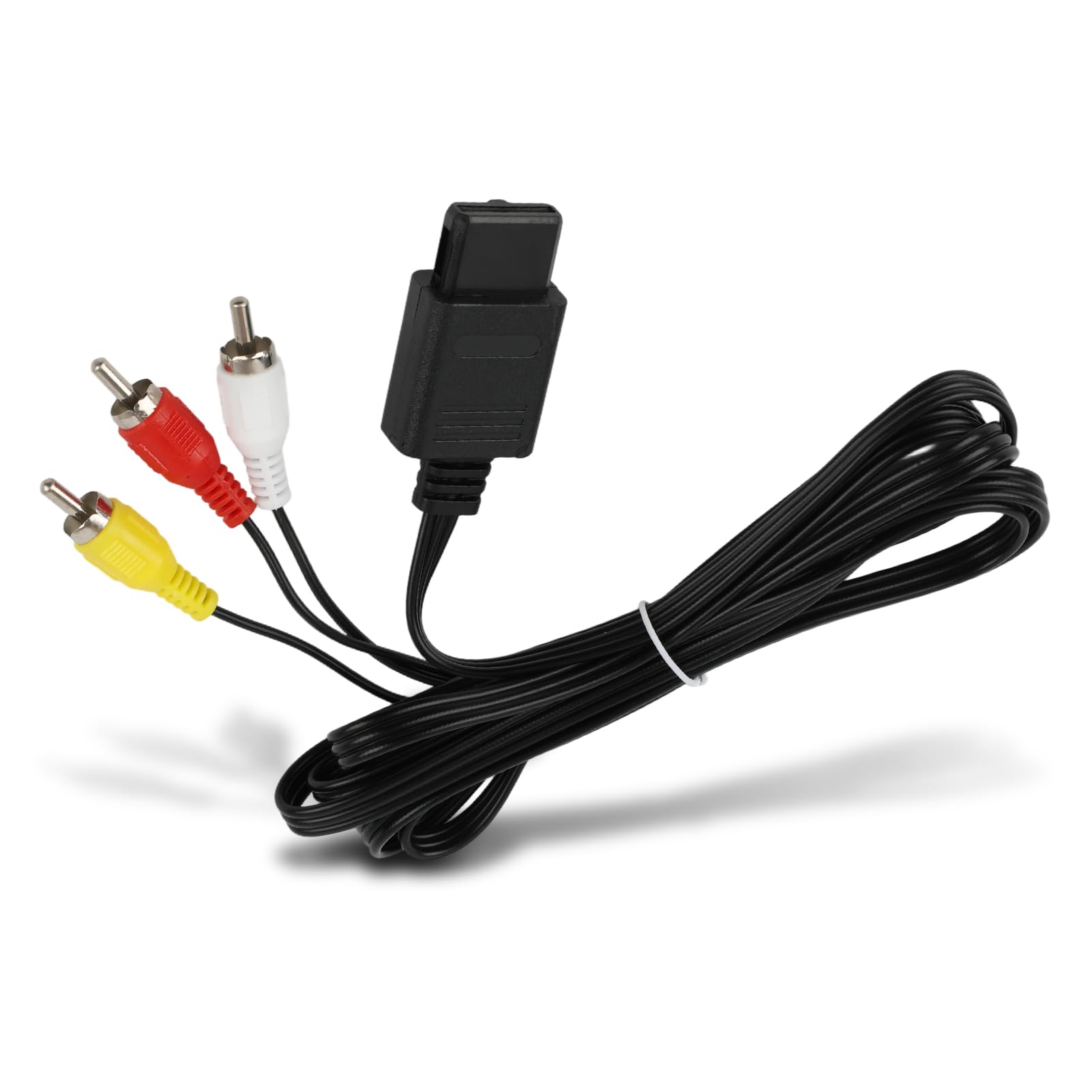 Cavo Audio Video RCA per GameCube, N64 e SNES - Cavo AV Stéréo di 1.75m (5.8ft) per Collegamento Facile a TV e Monitor - Audio e Video di Alta Qualità