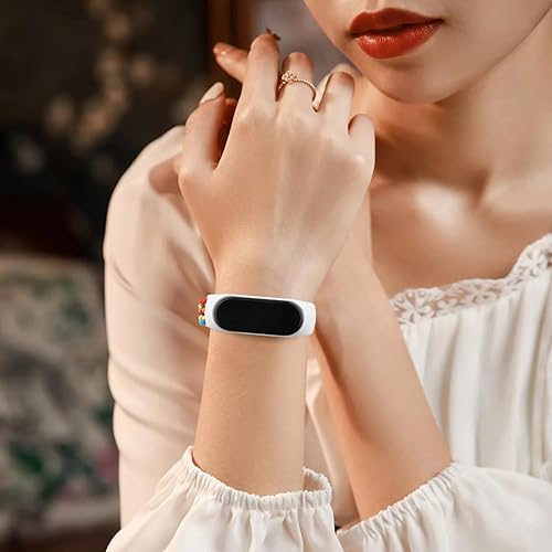 Miniatura 7 de Paquete de 2 correas de nailon para Xiaomi Mi Band 76543, correas de repuesto de nailon trenzado suave para Xiaomi Mi Band 76543 Fitness Tracker