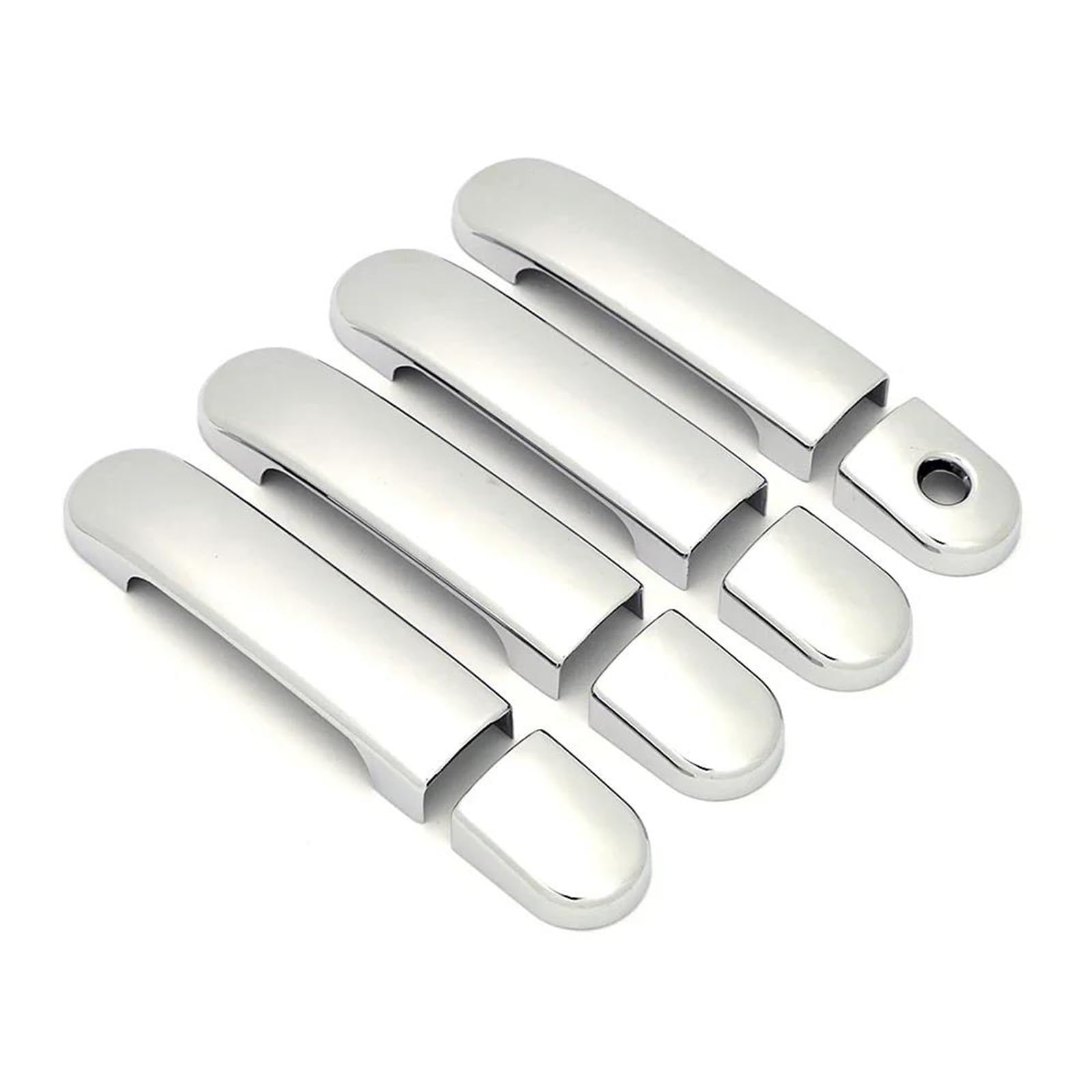 Ysdsls Style 2 Sleek Door Handle Car Exterior Door Handle Cover Trim Auto Chrome Garnish Sticker For Nissan For Grand For Livina L10 2007-2012