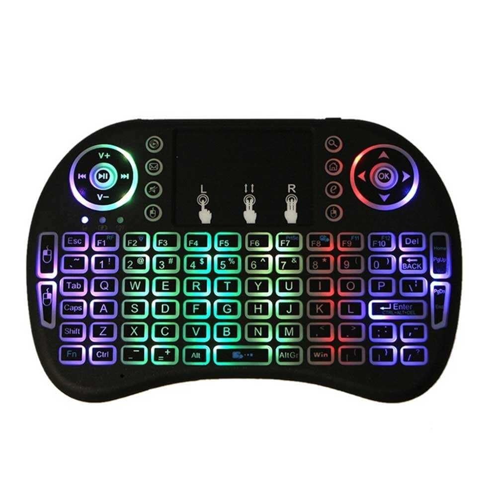 AUSHA Wireless Mini Keyboard with Touchpad and LED Backlight - 3-in-1 Multifunction Remote Control for PC, Android TV, Gaming Consoles (B0CCW2867V) Amazon Price History, Amazon Price Tracker
