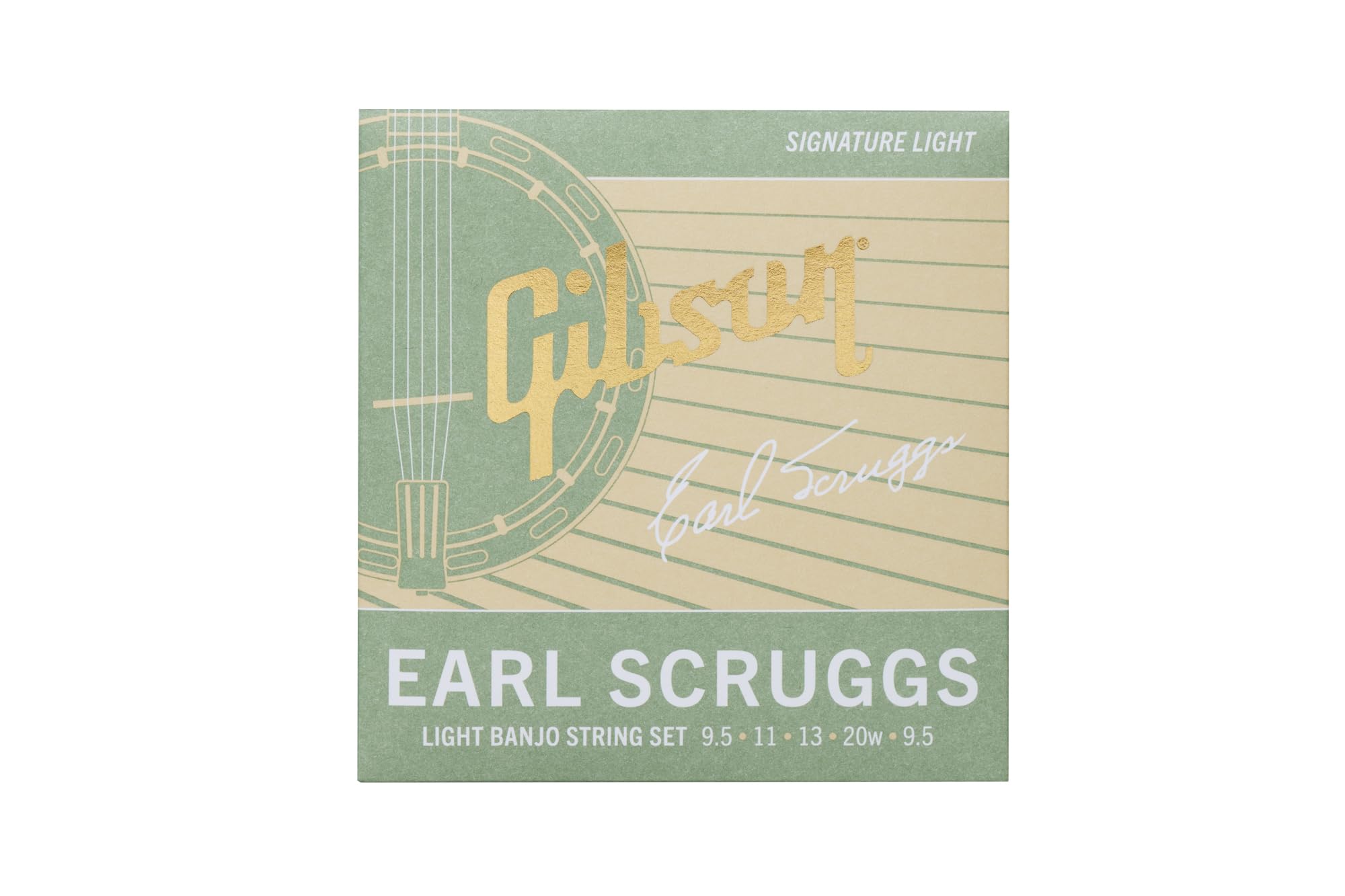 Gibson Earl Scruggs Banjo String Set, Light Gauge