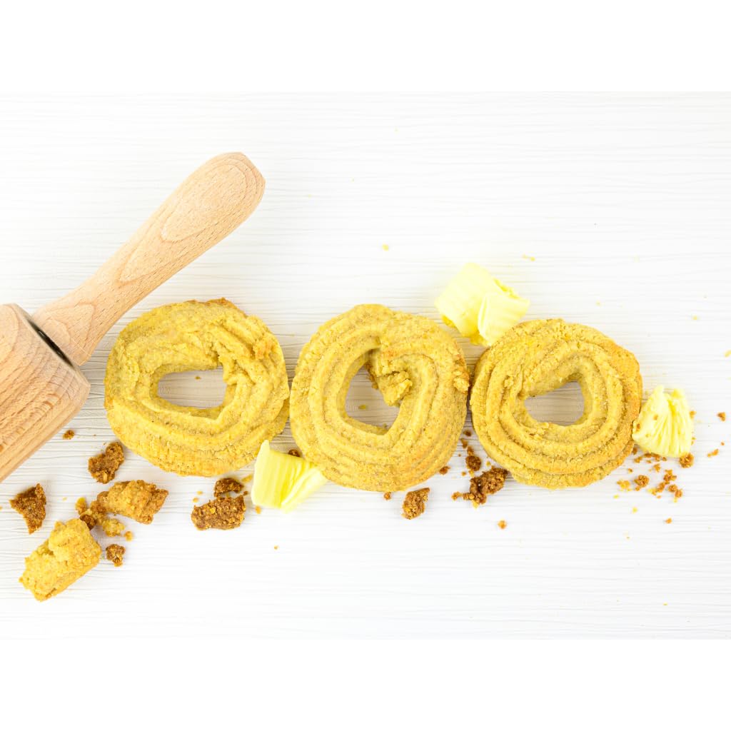 KETOFAKTUR® Backmischung KEKSE No48 - Butterkekse | 5 Packungen à 300g I 87% zuckerreduziert | KETOGEN | GLUTENFREI | VEGAN | LOW CARB I Keto Backmischung I Paleo I Diabetiker geeignet