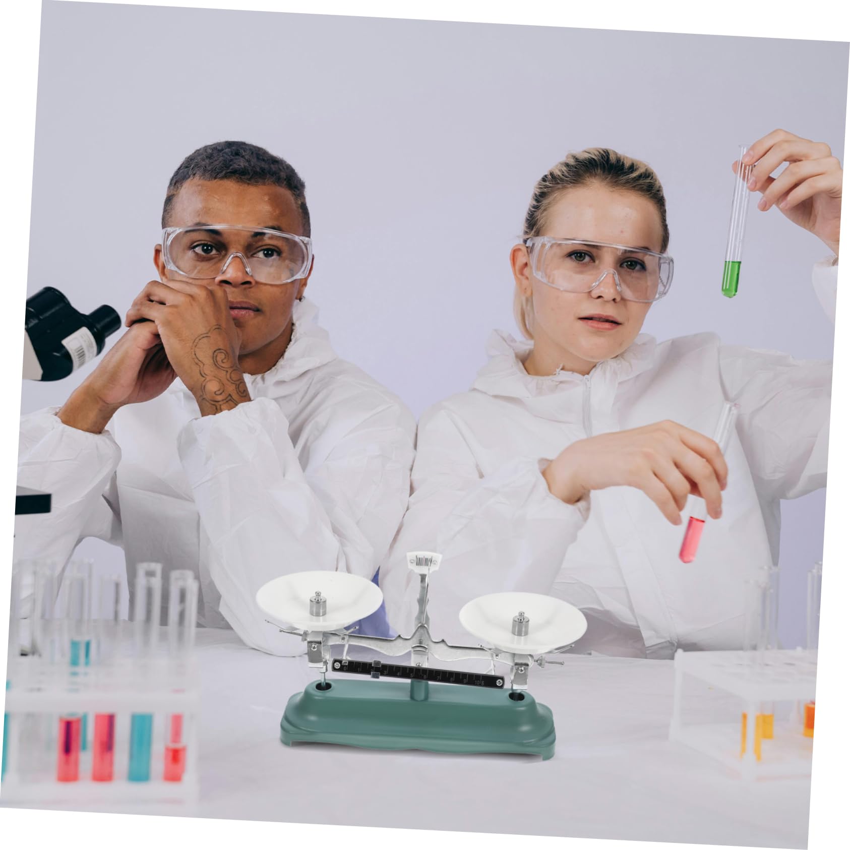 1 Juego Balancín de Paleta para Experimentos Científicos de Medición Precisa para Enseñanza y Práctica Balance