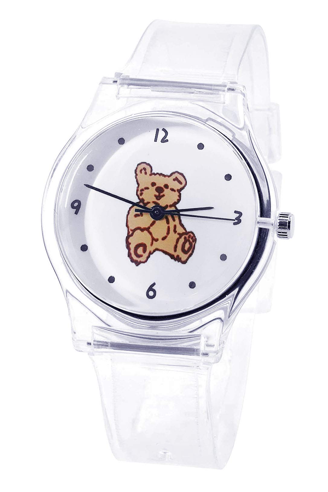 Tonnier Watch Young Girls Quartz Watches Super Soft Resin Watch - Main Image