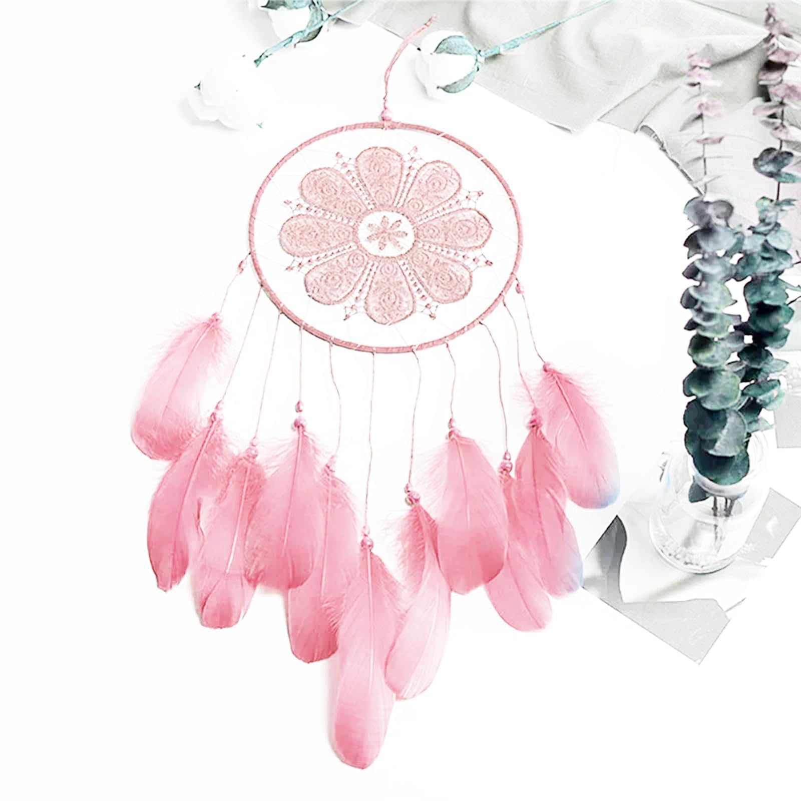 Mbsomnus Feathers for Crafting 600 Pcs Pink Feathers Natural Craft Feathers 5-12 cm Feathers for DIY Crafts Dream Catcher Earrings Headdress Feather Flowers Wedding Party Holiday Decoration - Image 4
