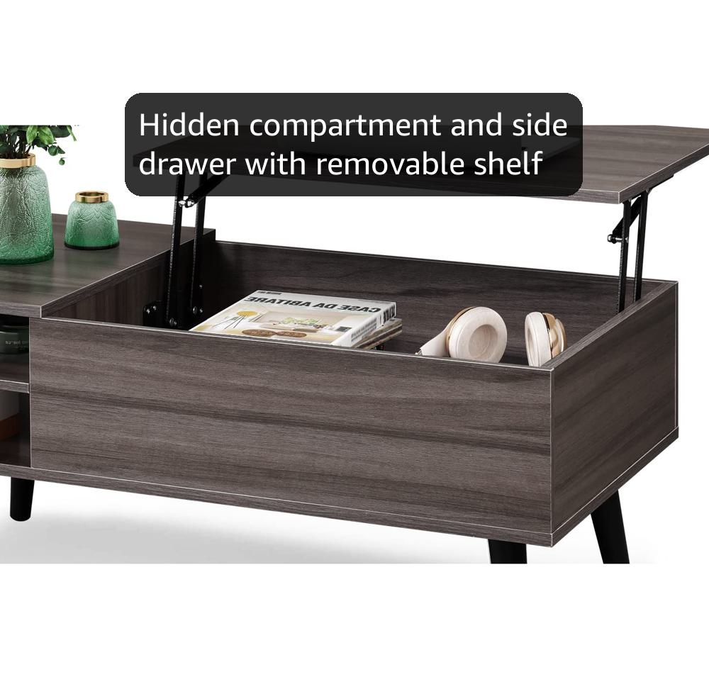 Amazon.com: WLIVE Lift Top Coffee Table for Living Room, Small