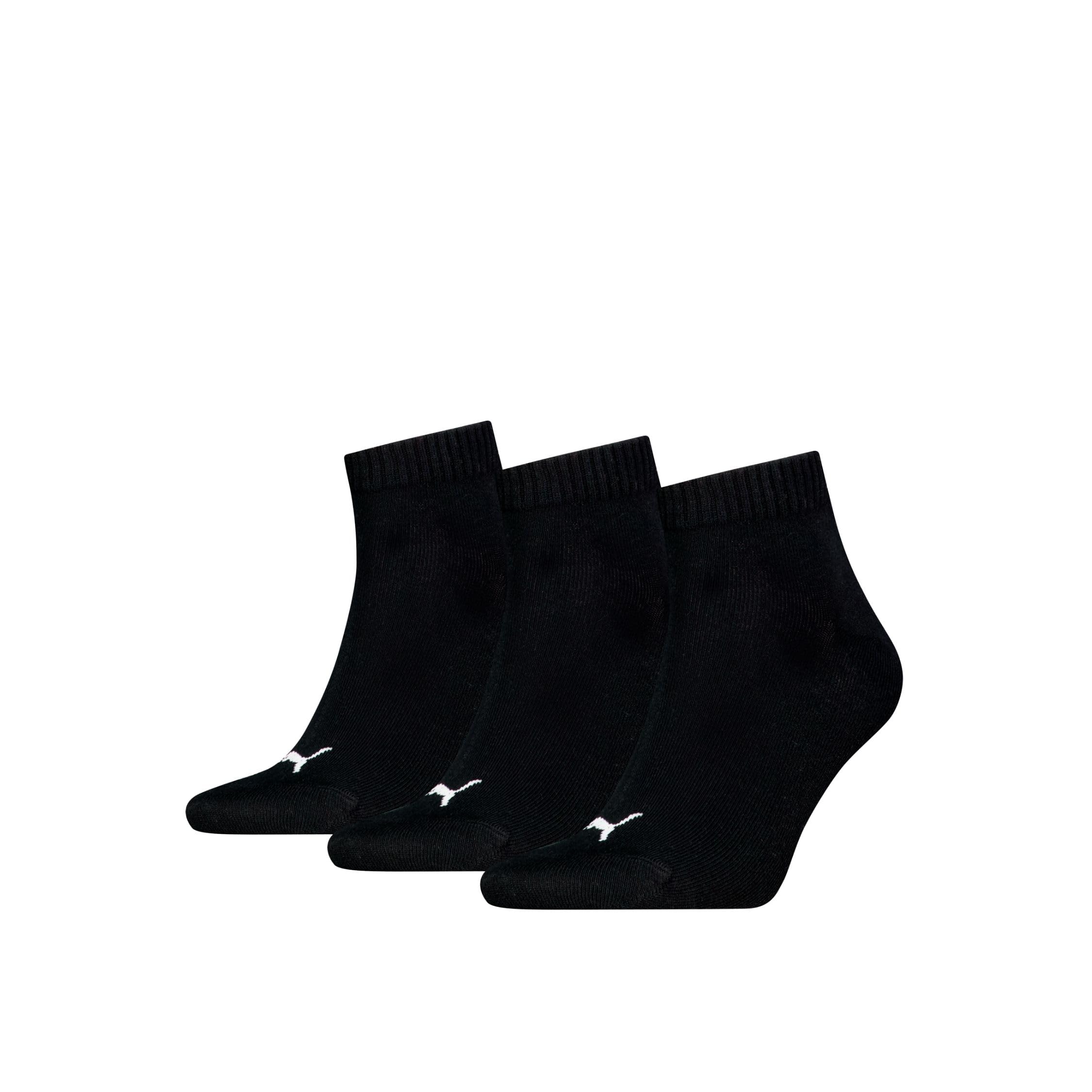 PUMA Unisex Quartersocken 12 Par De Mezcla Algodón, Corto Calcetines para