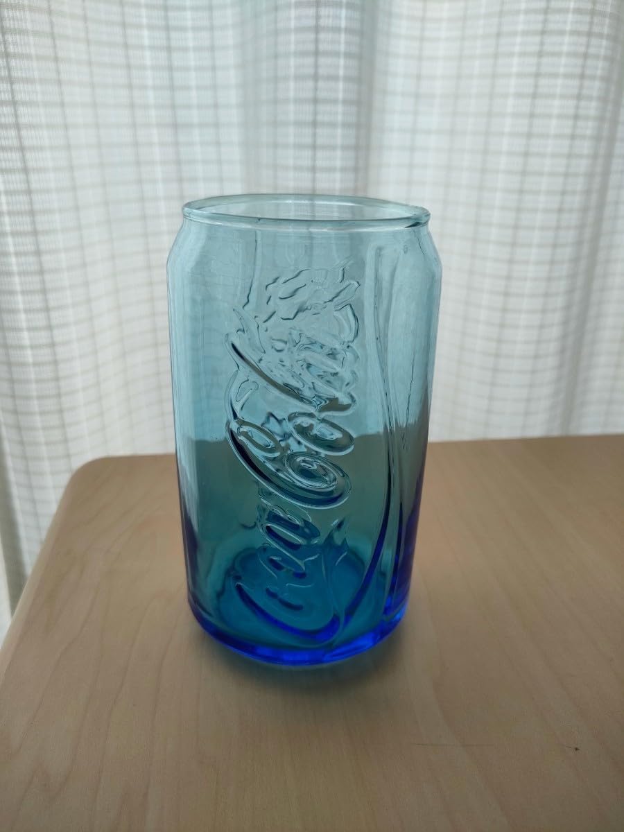 Amazon | コカコーラ コップ レトロ おしゃれ 青 ガラス製