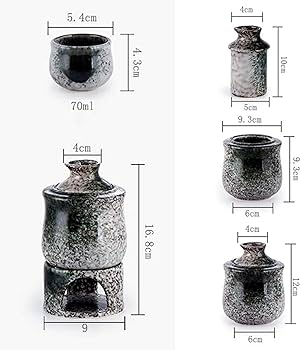 お燗セット Amazon｜燗酒用 燗器付き日本酒セット 7点セット コンロ1個、燗器1個