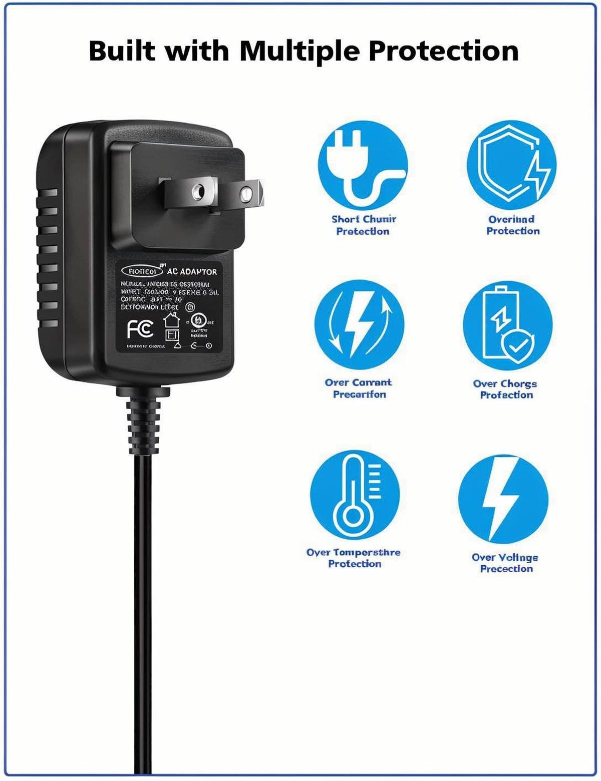 MyVolts Adaptador De Fuente De Alimentación De 9 V Compatible Con Art Tube MP Studio V3 Preamp - Enchufe De EE. UU