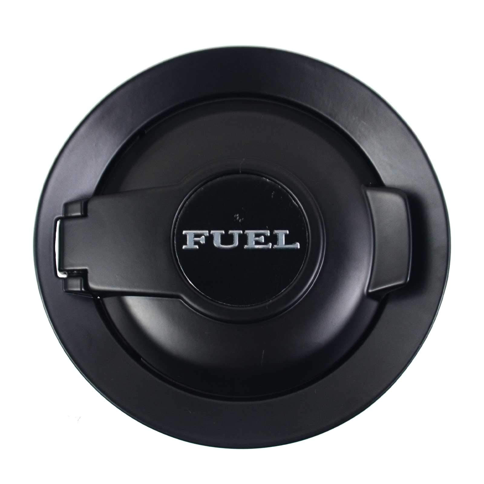 ShineUs Matte Black Fuel Door Replacement For 2008-2019 Dodge Challenger - Aluminum Alloy, Anti-Rust - View #5