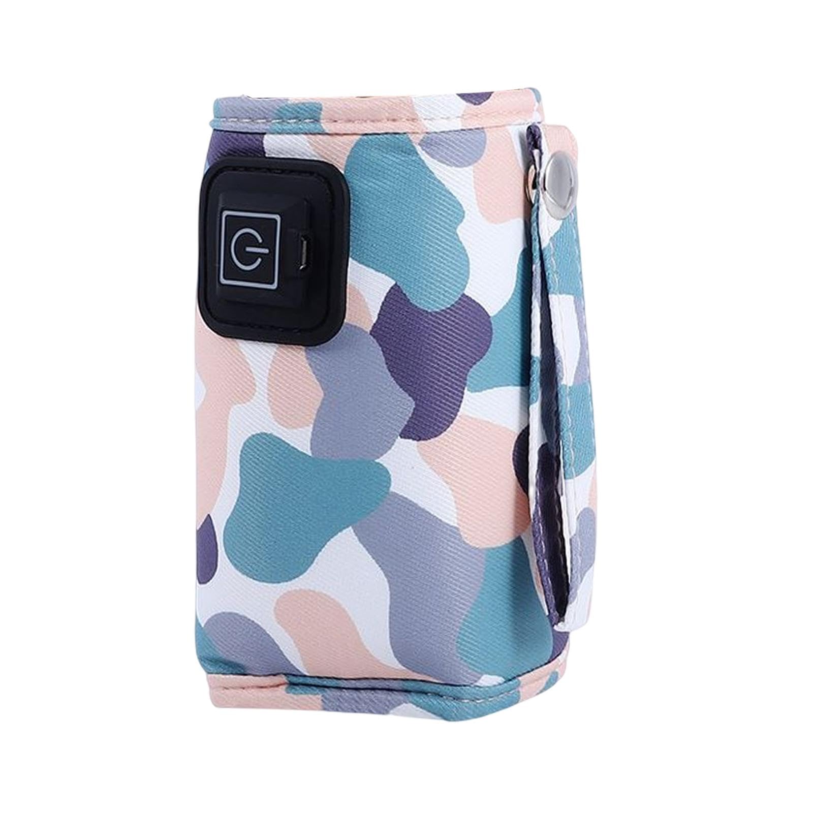 SYDL Portable Baby Bottle Warmer | USB Electric Travel Milk Heater | Thermostat Smart Constant Warm Breastmilk Keeper | Universal Fit Infant Feeding Bottles