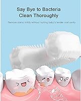Vista 2 de 2 cepillos de dientes para niños, cepillo de dientes en forma de U para niños, diseño de limpieza oral de 360°, para niños pequeños y niños, cepillo