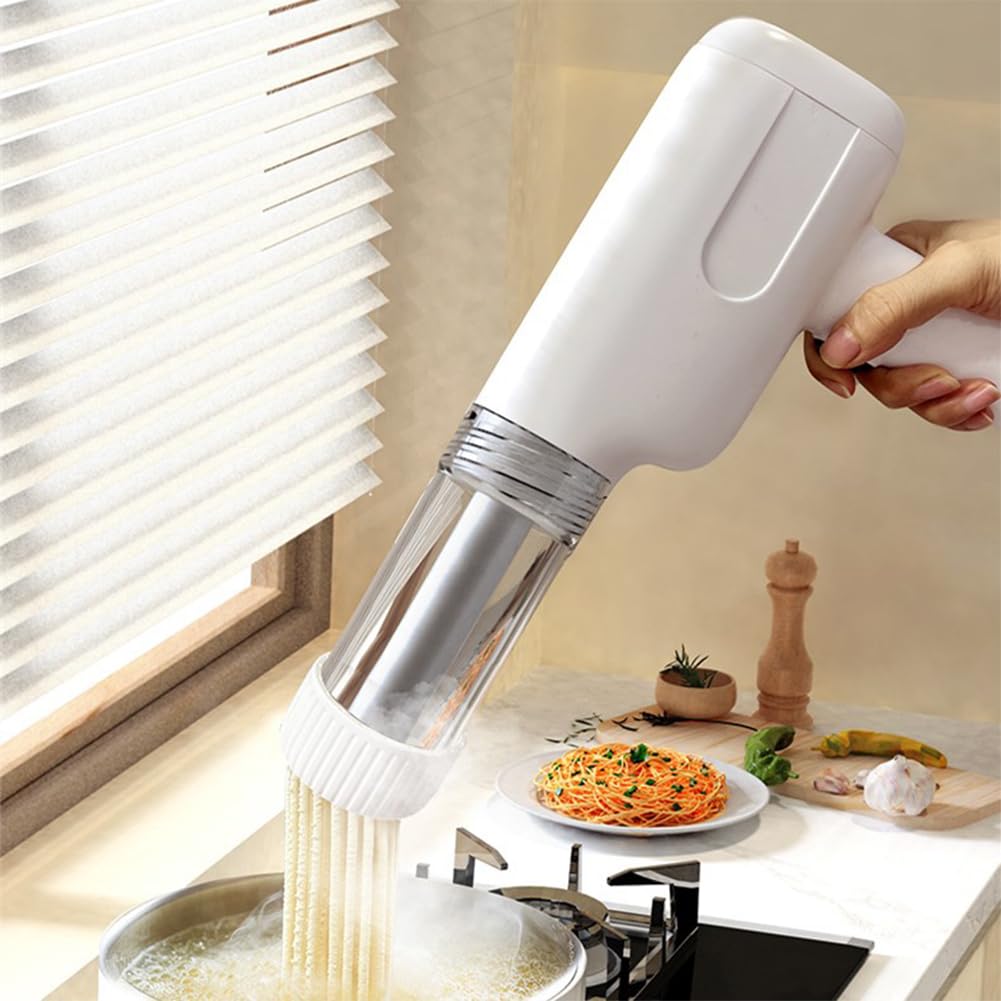 Macchina per pasta ricaricabile, senza fili, elettrica, con 5 stampi per pasta, facili da preparare in casa