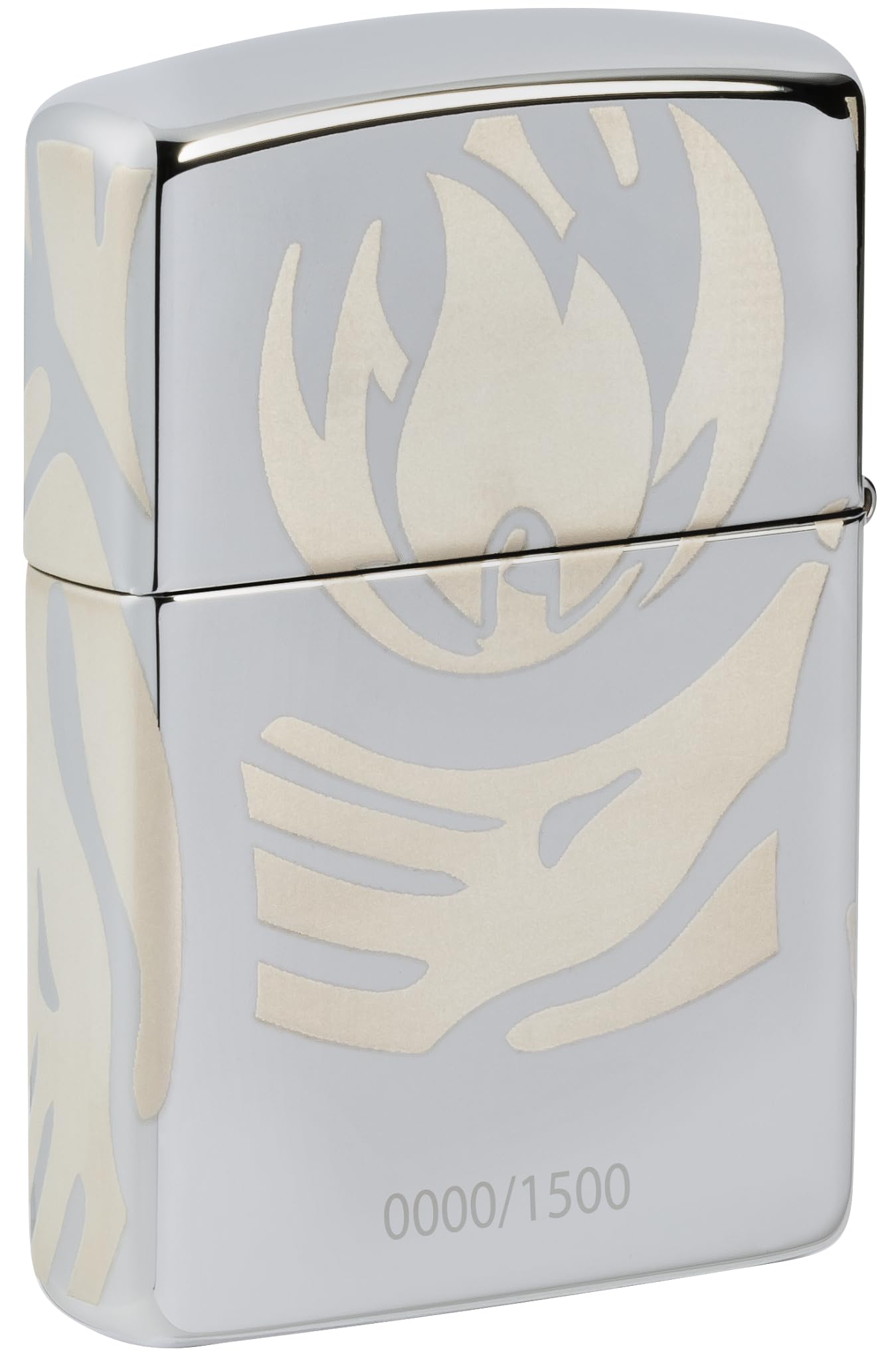 Zippo Accendino antivento Collectible of The Year 2025, Armor High Polish Chrome, Deep Carve/3 epossidico/laser a 360°, ricaricabile, riutilizzabile, design antivento, confezione regalo, prodotto