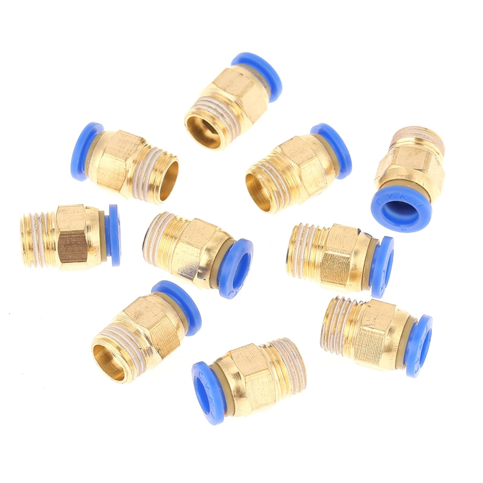 Conector rápido giratorio BSP de 360 ​​grados for tuberías neumáticas de alta presión y uso industrial.