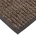 NoTrax T39 Bristol Ridge Scraper Carpet Mat, for Wet and Dry Areas, 2' Width x 3' Length x 3/8" Thickness, Coffee