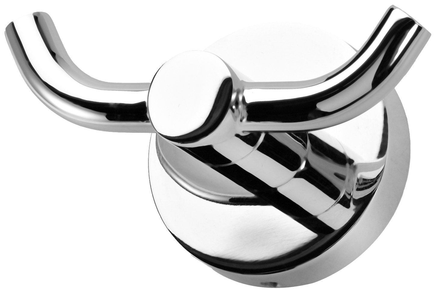 Haceka Double Hook Kosmos of Chrome, Stainless_Steel, Silver