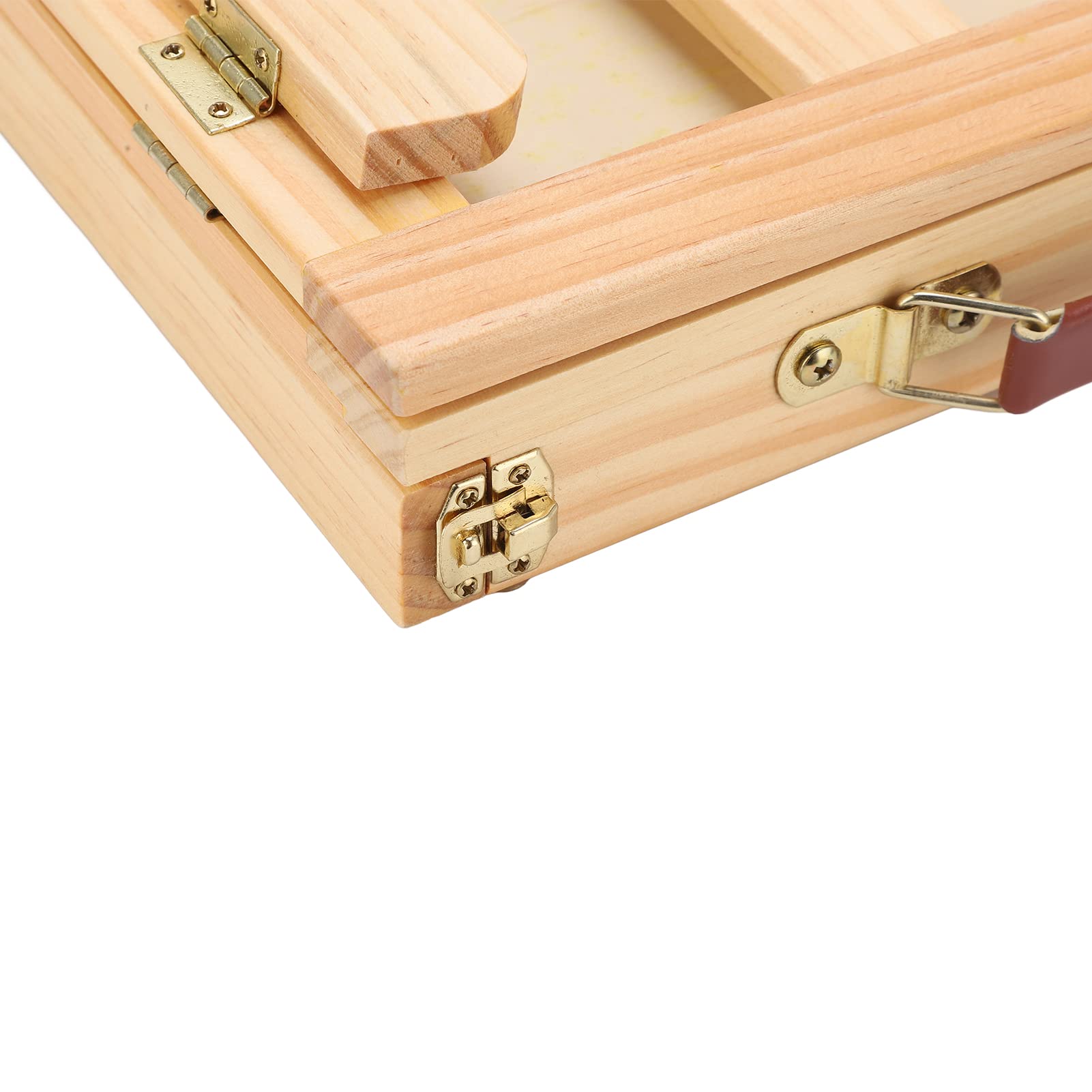 Caballete de Mesa Plegable de Madera, con Cajón de Almacenamiento para