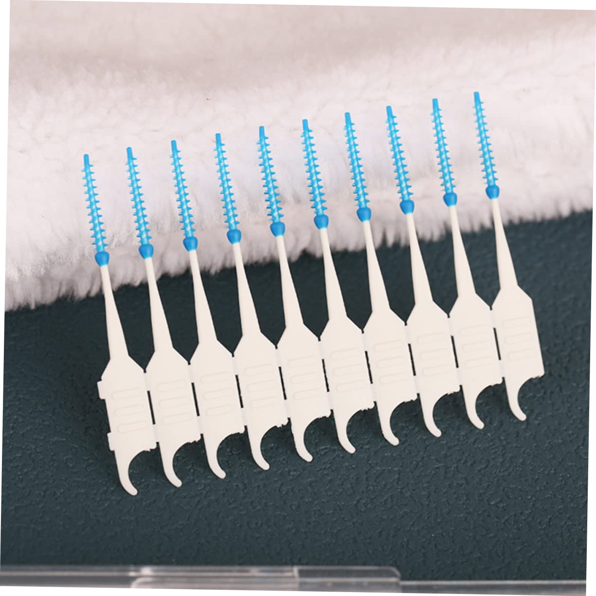 Ipetboom 800piezas Interdental Soft Silicone Cleaners Herramientas De Limpieza Oral Portátiles Para Cuidado Bucal Casa y Viajes