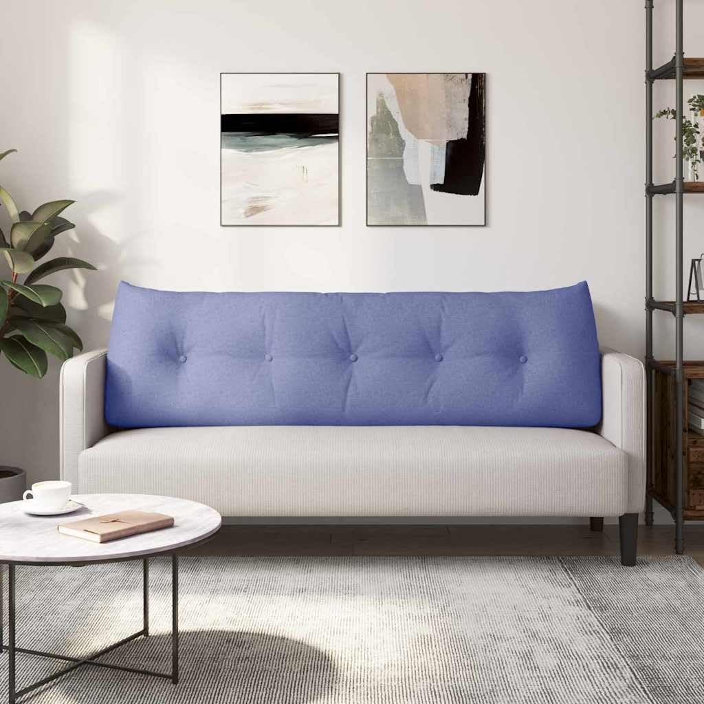 Cuscino per la schiena Jeans Blu 160 x 24 x 50 cm Tessuto
