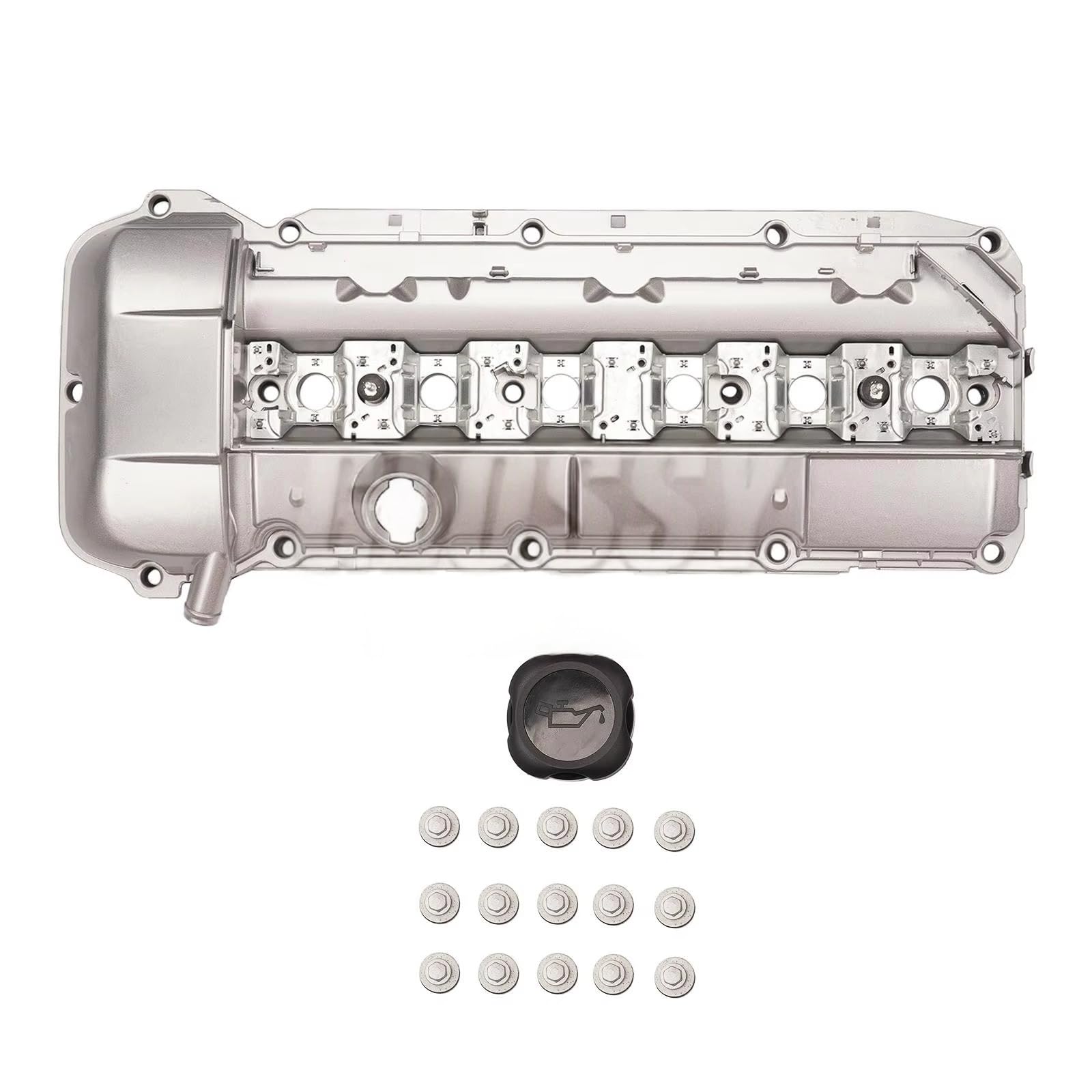 coperchio punterie Coperchio Valvola In Alluminio Con Guarnizione Per E39 525i 528i E46 325i 328i 330i Per X5 Per Z3 Per M54 Per M52 1998-2002 11121432928