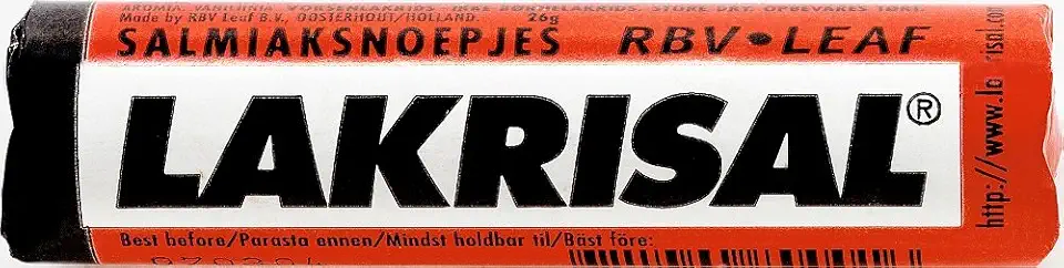 Lakritspastiller med salmiaksmak