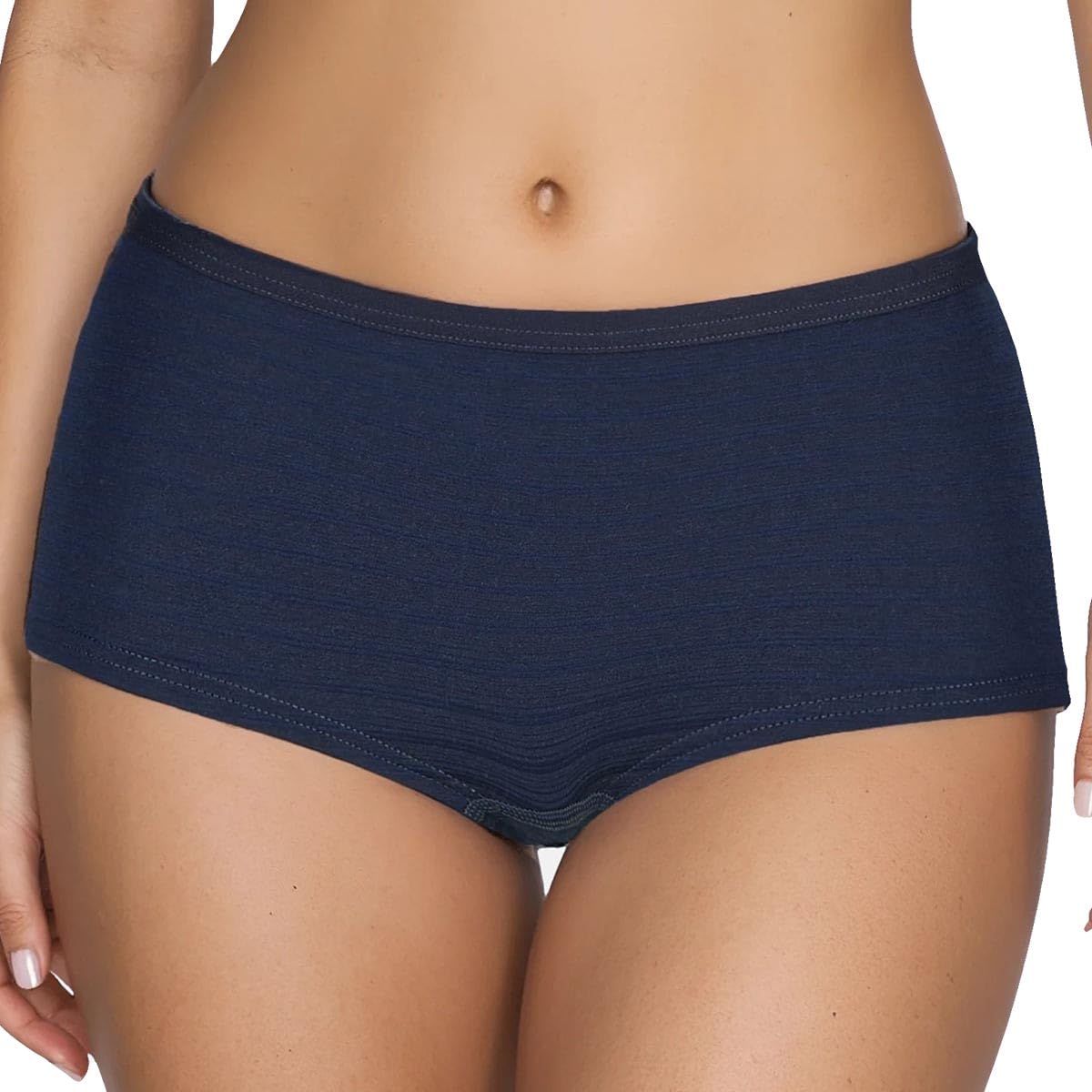 Speidel 5er Pack Cotton & More 3652 Damen Panty aus Baumwollmischung – Weicher, elastischer dezenter Streifenoptik – Nahtlos, Matte Flache Abschlüsse für Glatte Passform