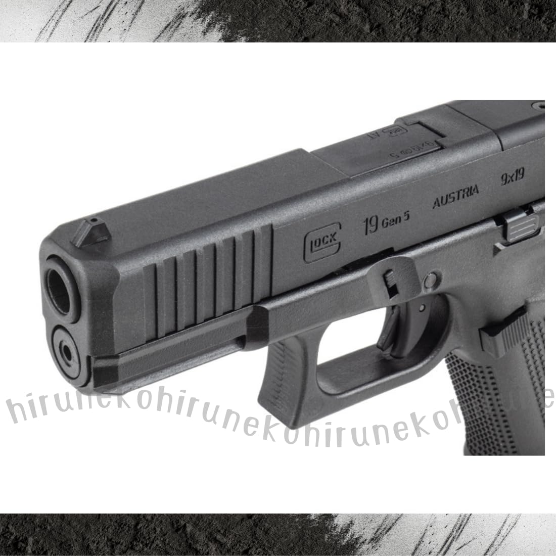 バトンGLOCK G19 Gen5 ブローバックガスガン 【JASG認定】 Gunsmith BATON / GLOCK G19 Gen5 MOS CO2GBB 【JASG認定】