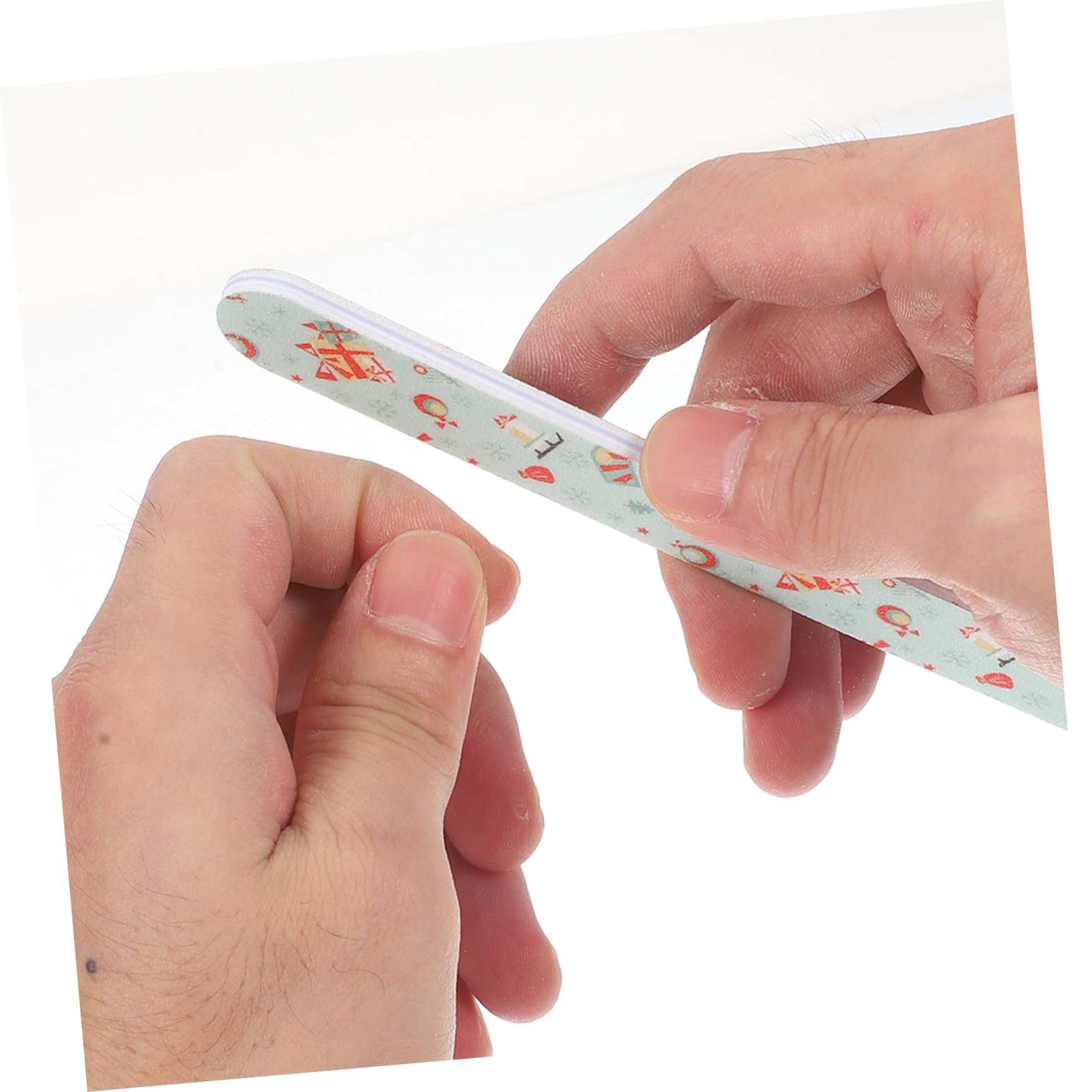 Stücke Weihnachts Nagelfeilen Aus Eva Maniküre Werkzeuge für Natürliche Nägel Festliche Designs Ideal für Die Nagelkunst und Pflege Perfekte Nagelfeilen für Die Weihnachtszeit