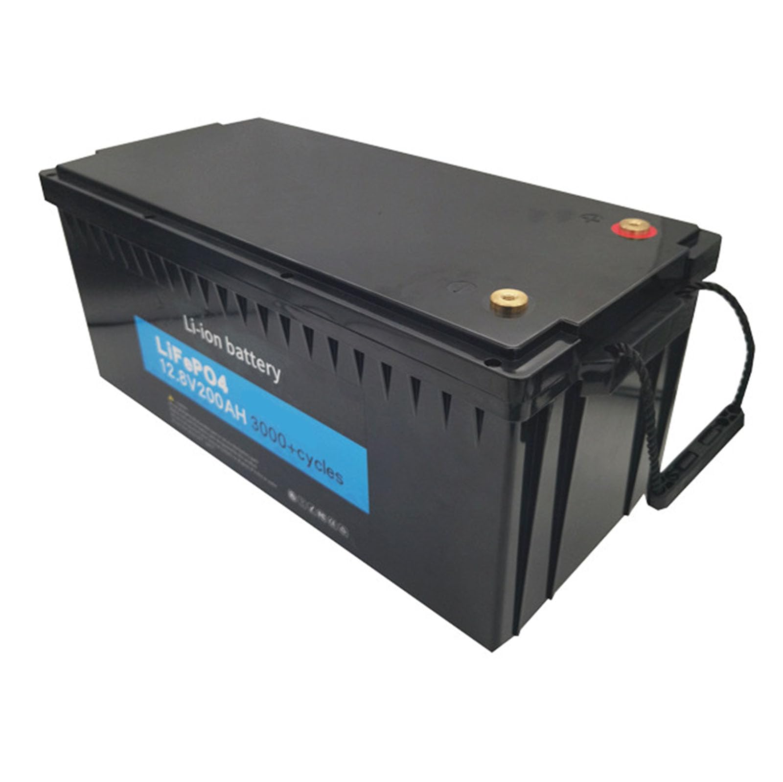 Batterie Lithium-Fer-Phosphate 12,8V Lifepo4 12Ah 18Ah 30Ah 50Ah 100Ah 150Ah 200Ah 280Ah Batterie Lithium-ION avec BMS Intégré pour Camping-Cars Et Lampes Solaires