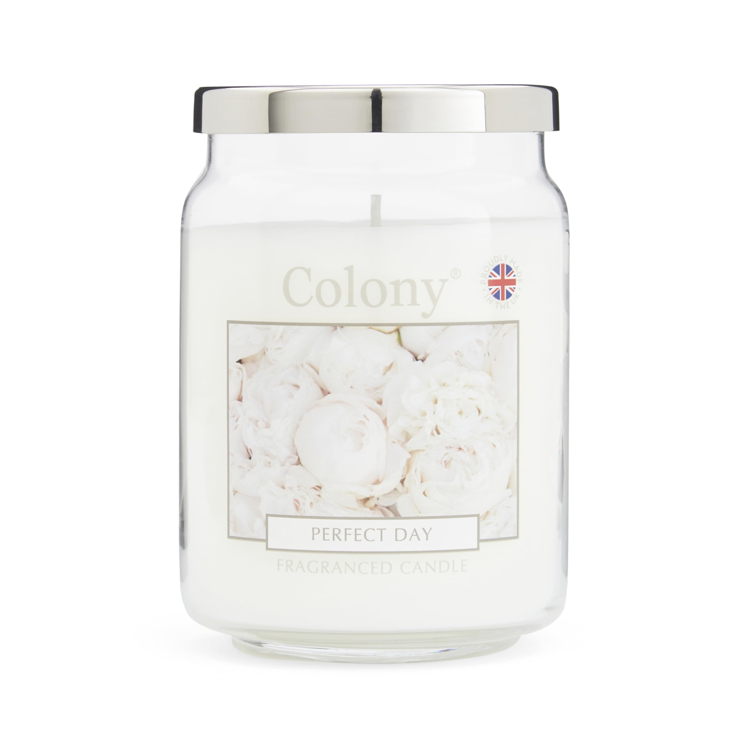Colony Perfect Day Large Candle, 100hrs, White