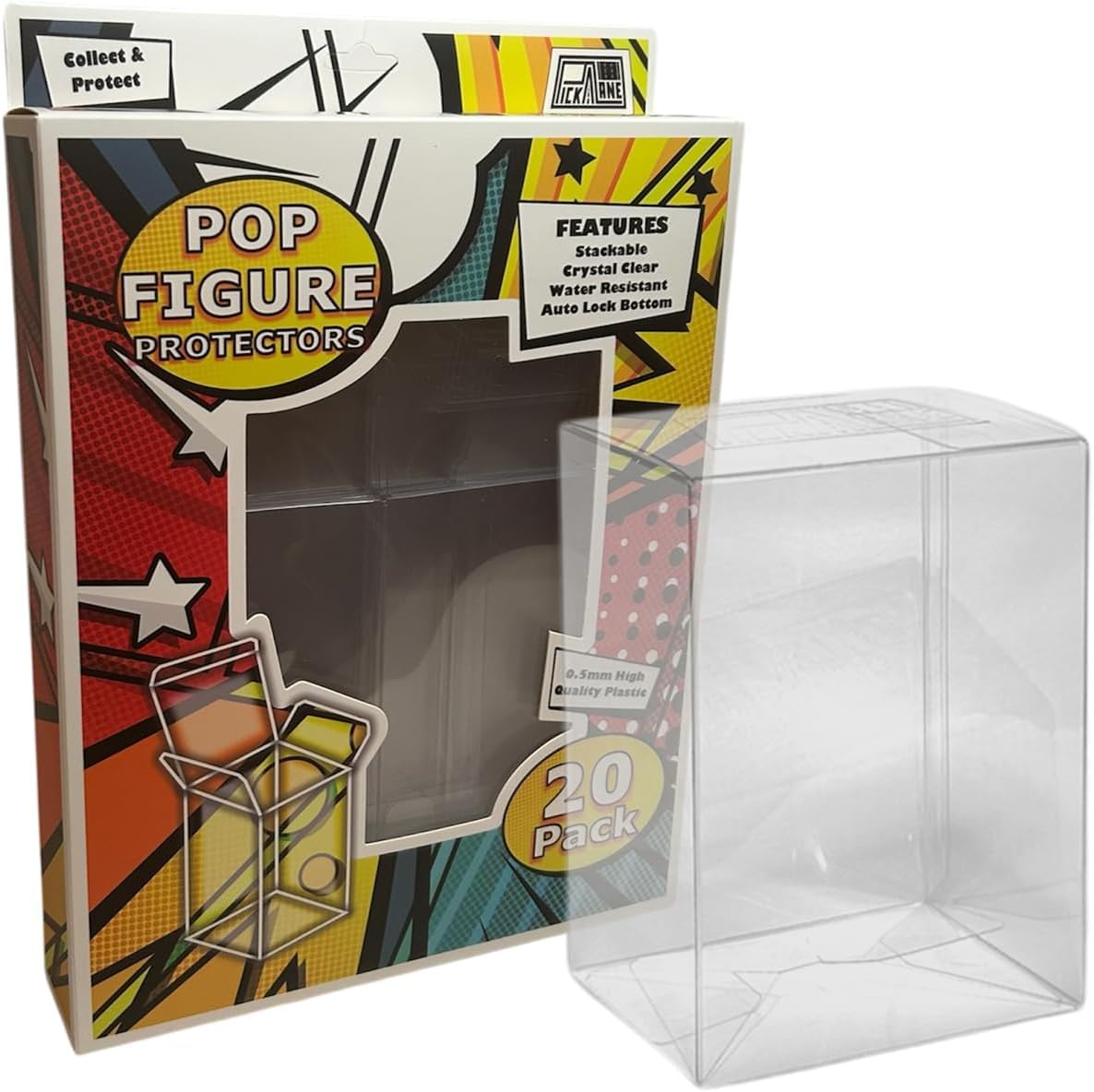 Housse Protectrice Pour Funko Pop! - Lot De 20 | Protection Emballage POP 4" | Plastique PET 0.5mm