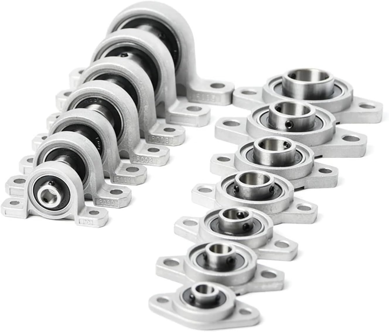 1pcs Zinc Alloy Diameter 8mm to 30mm Bore Ball Bearing Pillow Block Mounted Support KFL08 KFL000 KFL001 KP08 KP000 KP001 KP002(Horizontal,KFL007-35mm)