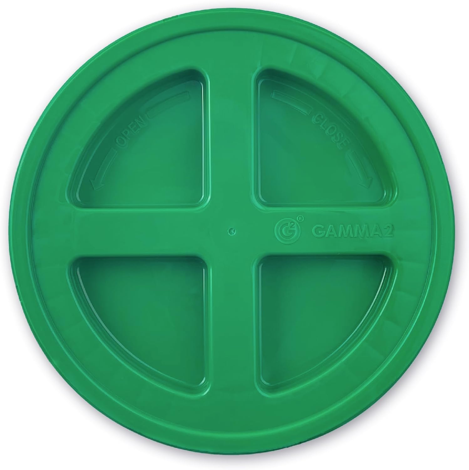 ePackageSupply Gamma Seal Lid for 3.5, 5, and 7 Gallon Buckets, Screw Seal Multipurpose Container Cover, Food Grade Gasket Airtight Lids, Premium HPDE Plastic, BPA Free, Made in USA (Green, 12 Pack)