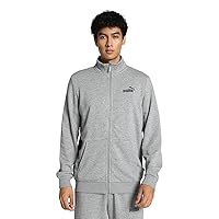 Puma Ess Track Felpa con Cappuccio Medium Gray Heather L