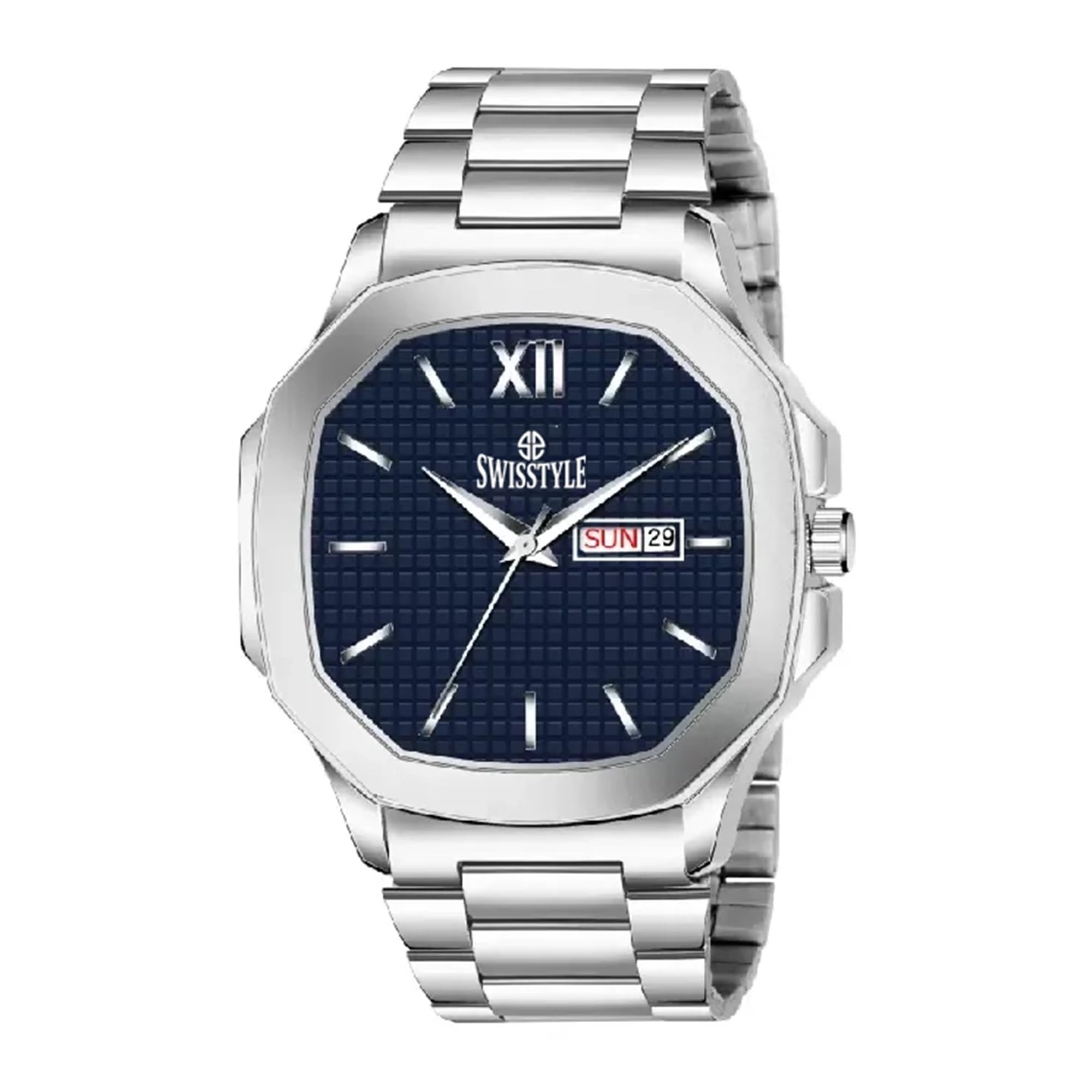 SWISSTYLE Stainless Steel Mens Wristwatch, for Men (Blue) (B0D6RZ2W6G) Amazon Price History, Amazon Price Tracker