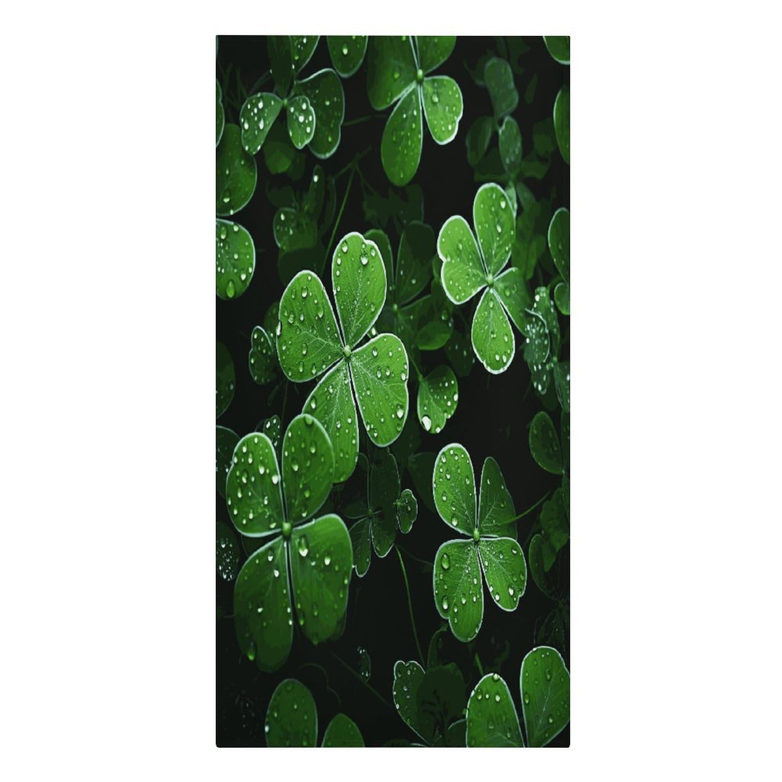 Adfgyerh Women's Style St Patricks Day Leaves Microfiber Sand Free Towels Large Quick-Dry. Beach Towel For Swimming Pool Camping Beach .Beach Accessories， They Are Essential Accessories For Adults, And Men, Vacation