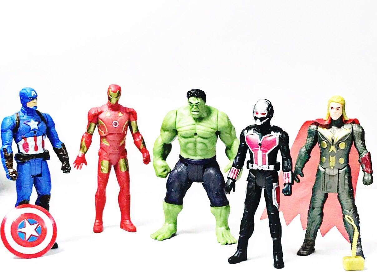 The Avengers Super Heroes Movie Action Figures Toys 5Pcs/Set Buy