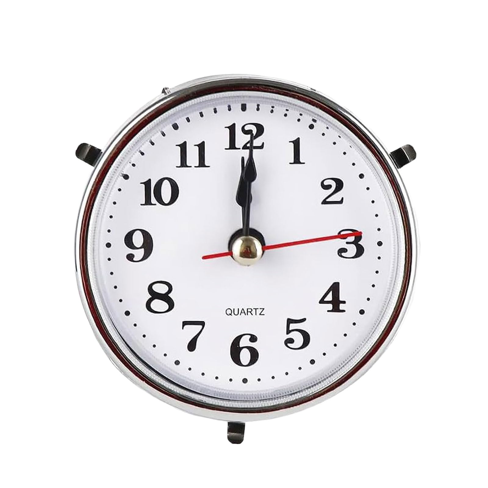 HDOYTXXM Minis Clock Insert 2.56Inch Quartzs Movement Miniature Face Round Clocks Head Inserts Arabic/Roman Numerals Minis Round Movement